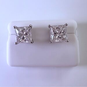 Stunning Moissanite Stud Earrings – 3.0 CTW